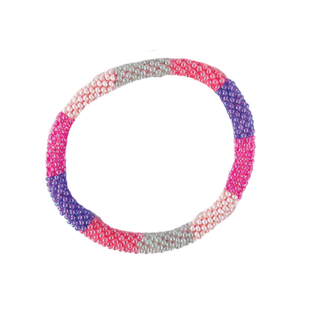 Simply Southern® Pink Beaded Bangle Bracelets